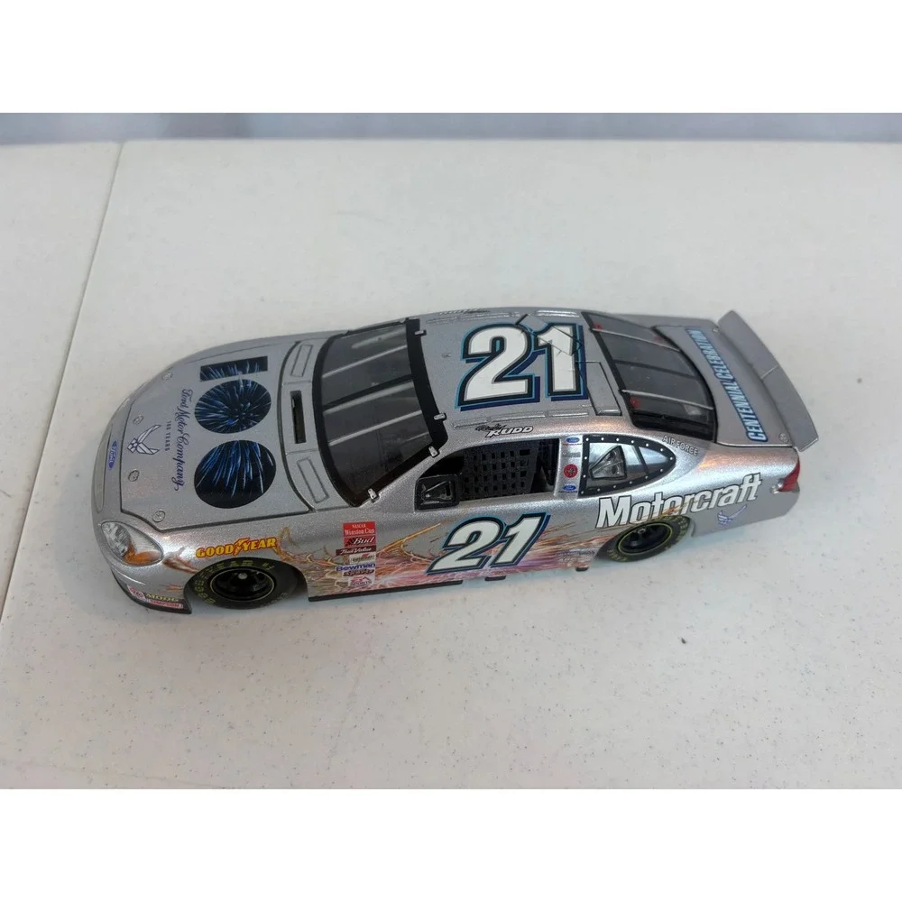 Ricky Rudd 21 Motorcraft Ford Taurus 100 Years Centennial 1:24 Diecast Silver